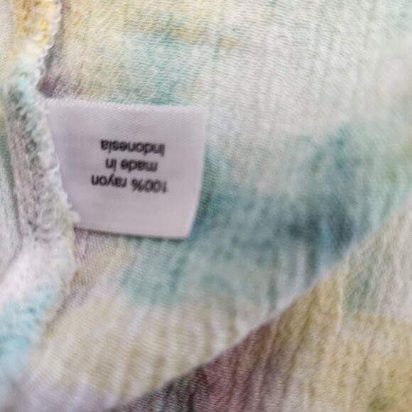 Lane Bryant Womens Plus 20 Multicolor Sleeveless Tie-Dye Print Tank Top 3701 - Picture 4 of 7